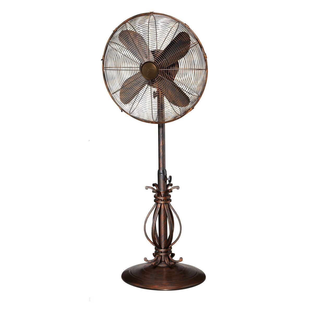 DecoBREEZE Adjustable Oscillating Outdoor Pedestal Fan Prestigious Brown (Used)