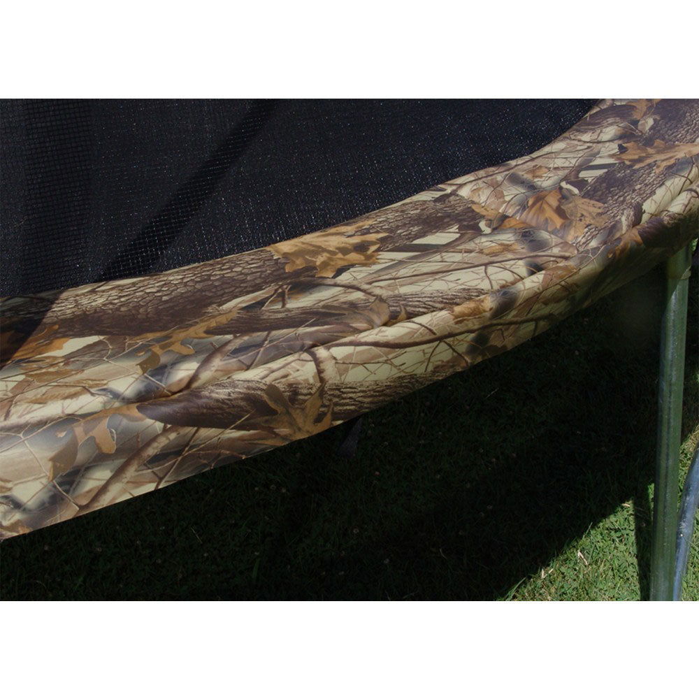 Skywalker Trampolines 15 Foot Round Outdoor Trampoline with Enclosure, Camo