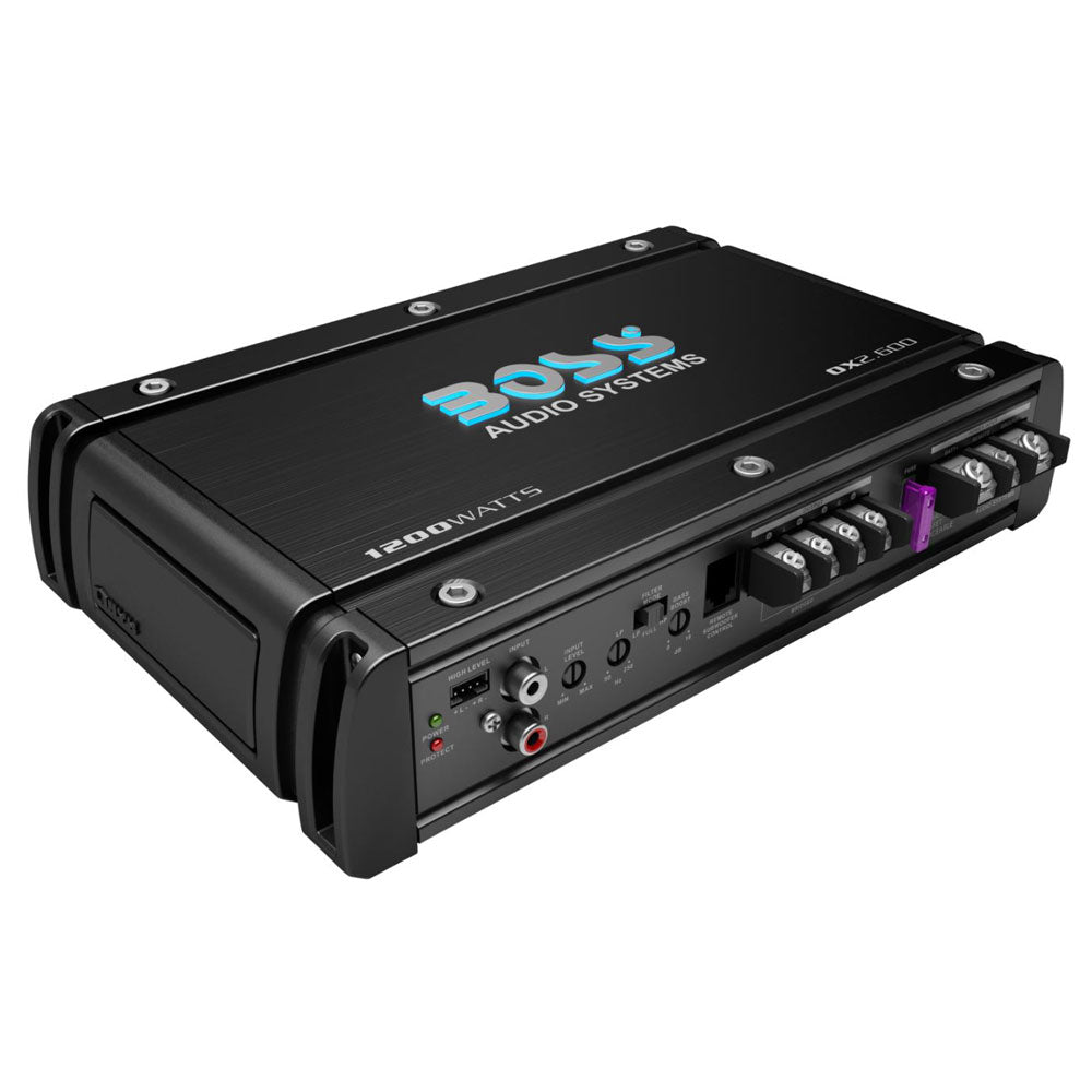 BOSS Audio OX2.600 1200W High Output 2 Channel Full Range Class A/B Amplifier