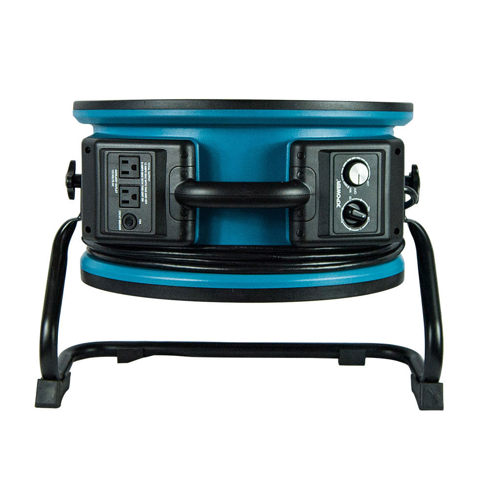 XPOWER X-47ATR 1/3 HP 3600 CFM 360 Degree Rotation Axial Fan, Blue (Open Box)