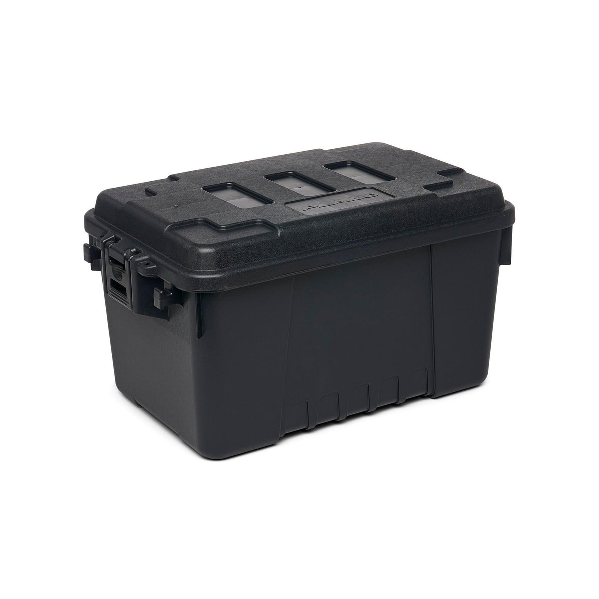 Plano 5 Pack Small Sportsman's Trunk for Outdoor Gear & Tools with Wheels, Black