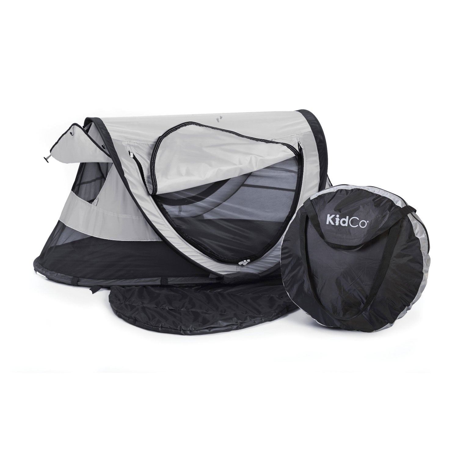 KidCo PeaPod Plus Foldable Kids Sleeping Travel Bed, Midnight (Open Box) - VMInnovations