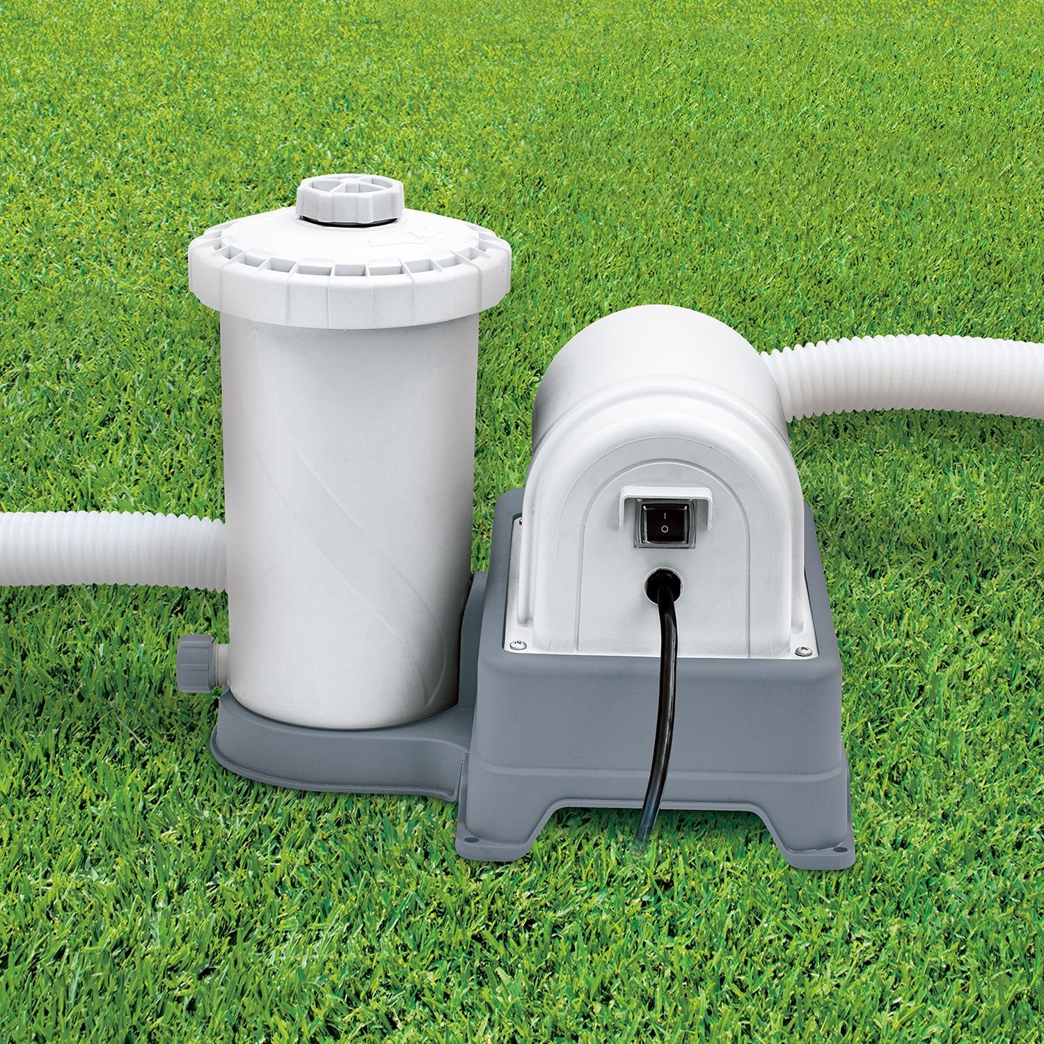 Summer Waves 2000 Gallon Above Ground Pool Cartridge Filter Pump System (Used)