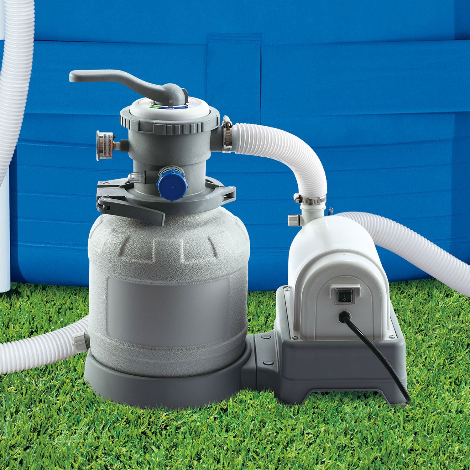 Summer Waves 10 Inch Sand Filter Pump System for Swimming Pools (For Parts) - VMInnovations