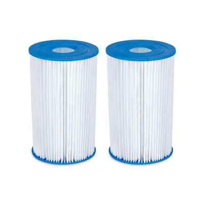 Summer Waves P57000302 Replacement Type B Pool and Spa Filter Cartridge (6 Pack)