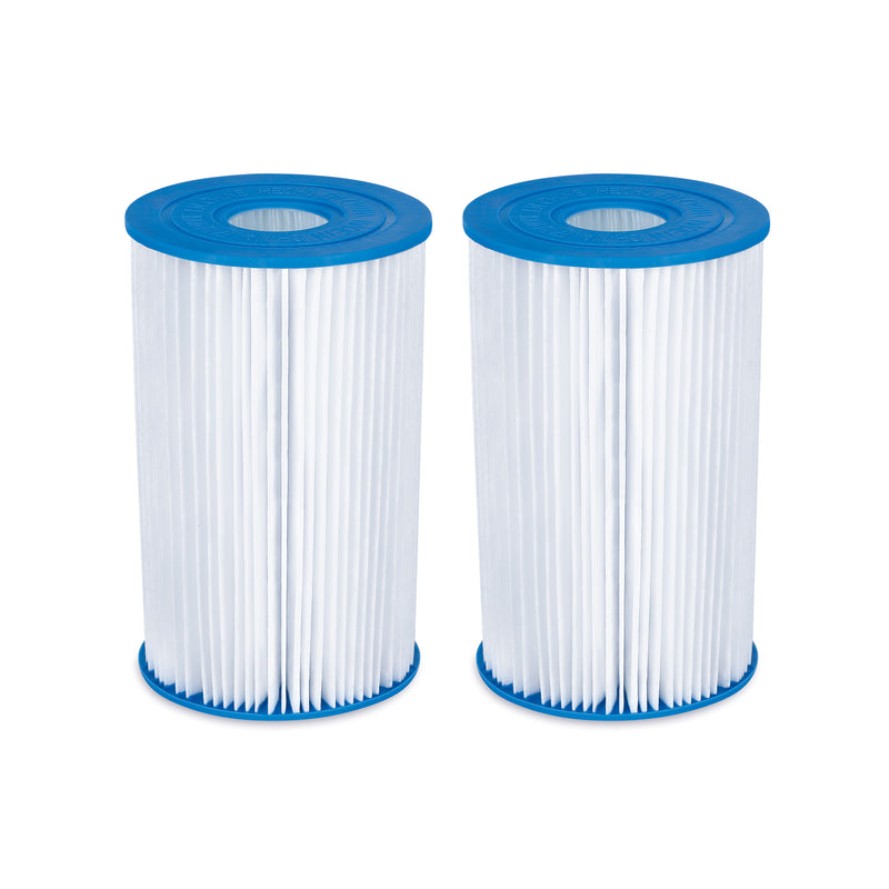 Summer Waves P57000302 Replacement Type B Pool and Spa Filter Cartridge (6 Pack)