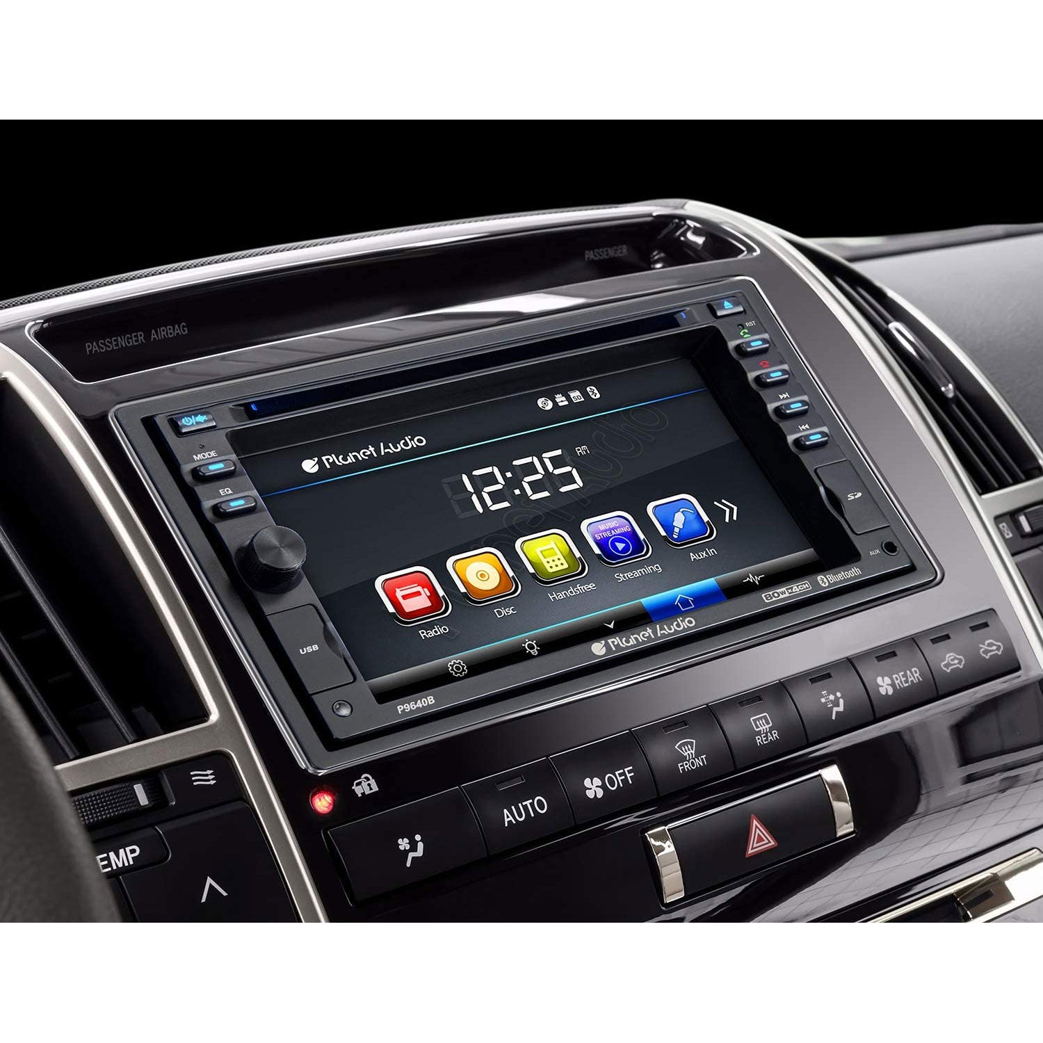 Planet Audio P9640B Double DIN Bluetooth DVD 6.2 Inch Touchscreen Car Stereo - VMInnovations