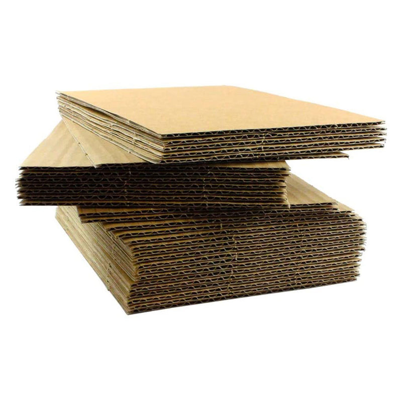 EcoSwift 8.5 x 11 x 0.12 Inch Corrugated Cardboard Pads for Moving (200 Pack)