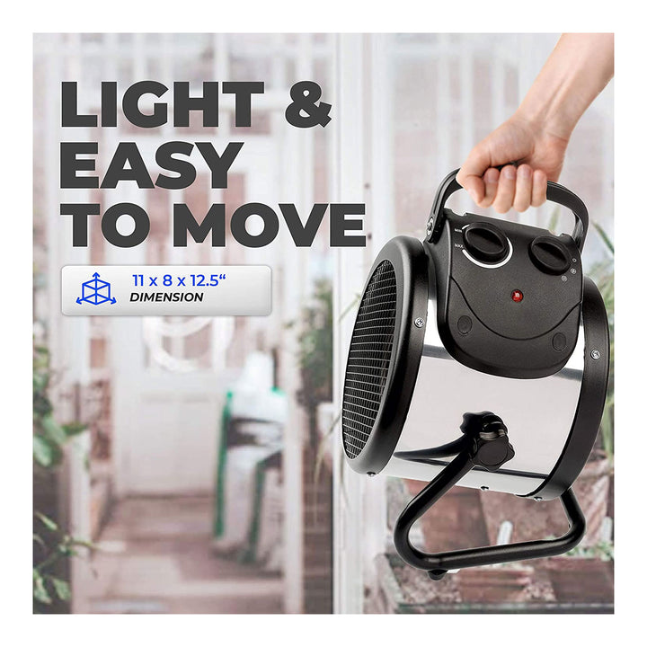 Bio Green Palma Basic Greenhouse Space Heater, 120 Sq Ft, 1500 Watts (3 Pack) - VMInnovations