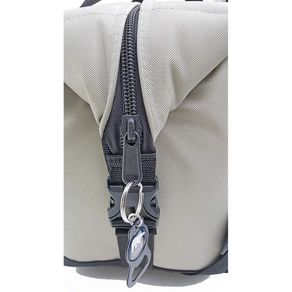 Polar Bear Coolers 24 Pack Light Nylon Soft Cooler with Strap, Silver (Open Box)
