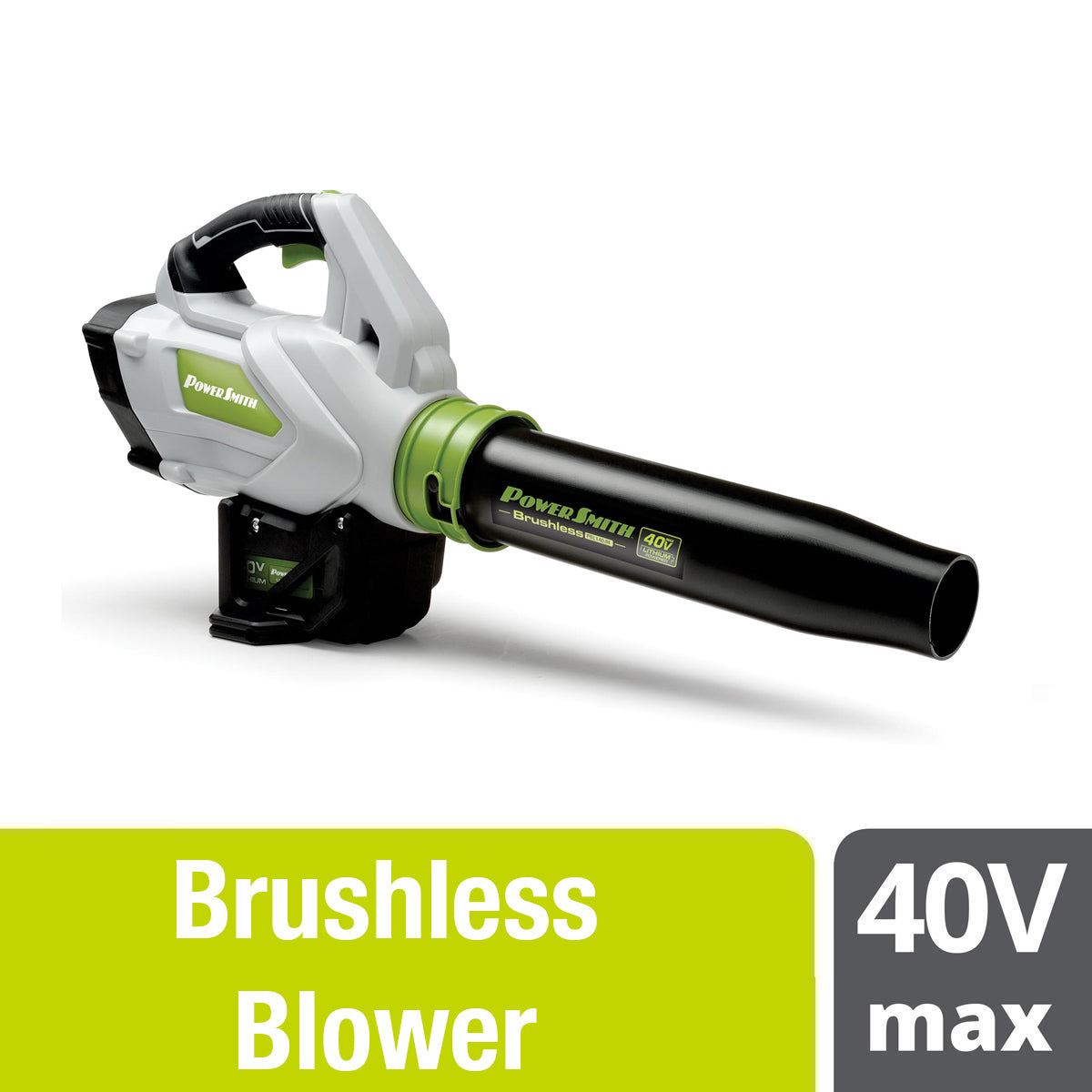 PowerSmith 120 MPH Battery Powered Leaf Blower + String Trimmer and Edger