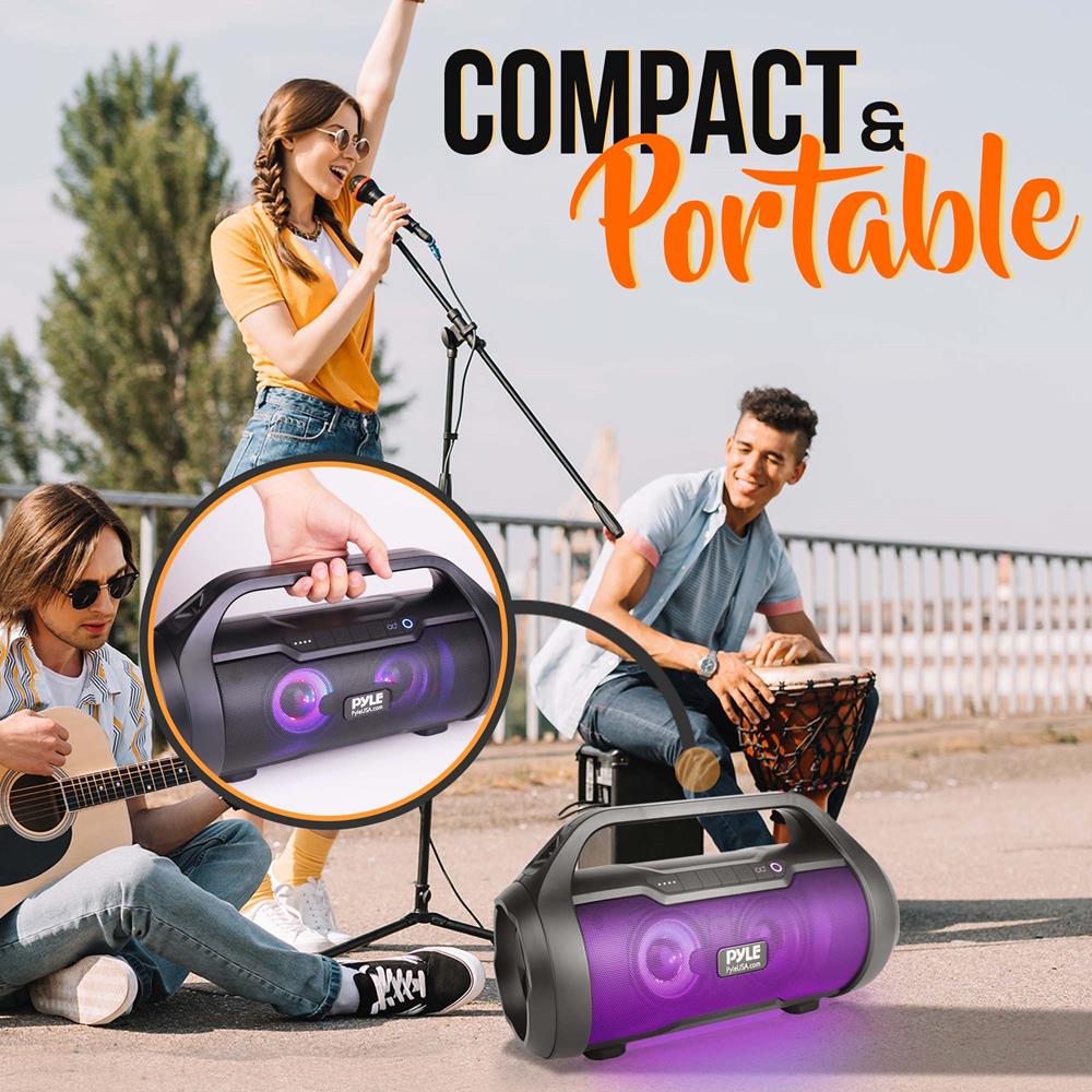 Pyle 500 Watt Portable Bluetooth Wireless BoomBox Speakers Stereo (Used) - VMInnovations