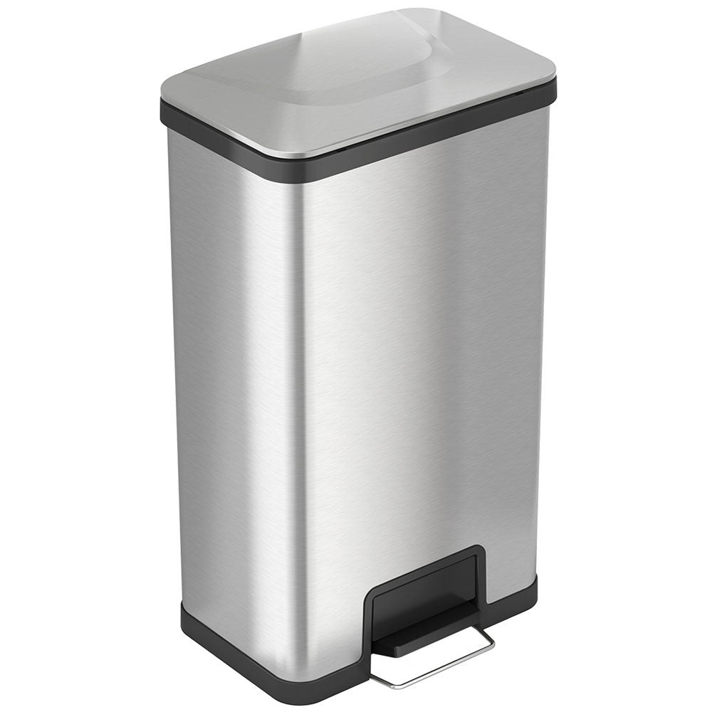 iTouchless 18 Gallon Step Kitchen Trash Can with Built-In Deodorizer (Open Box)