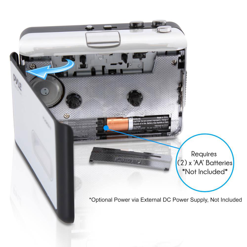 Pyle Cassette Player Recorder and MP3 Tape Converter with USB Plug In (Used)