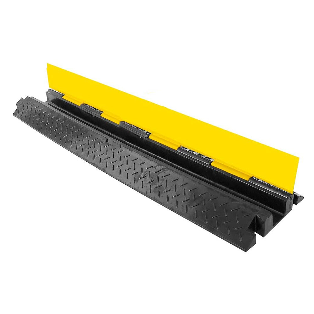 Pyle 40" Cable Wire Protector Cover Ramp with Lid for Floor Cord Safety (8 Pack)