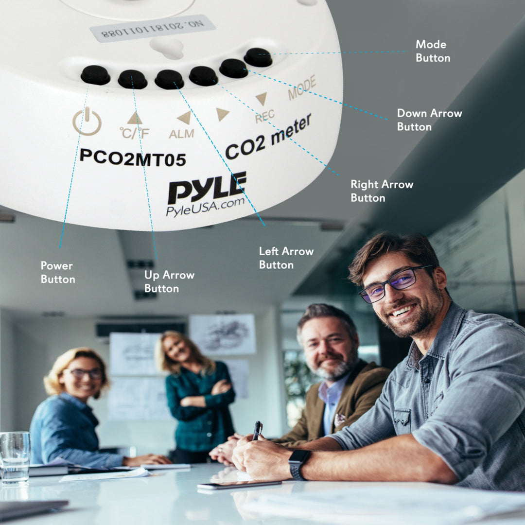 Pyle Smart Indoor Air Quality Monitor Digital Hygrometer Thermometer Test Gauge - VMInnovations