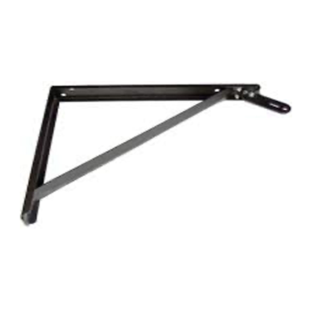 Hydrofarm Schaefer Adjustable Steel Wall Mount for 24" Fans, Black (Open Box)