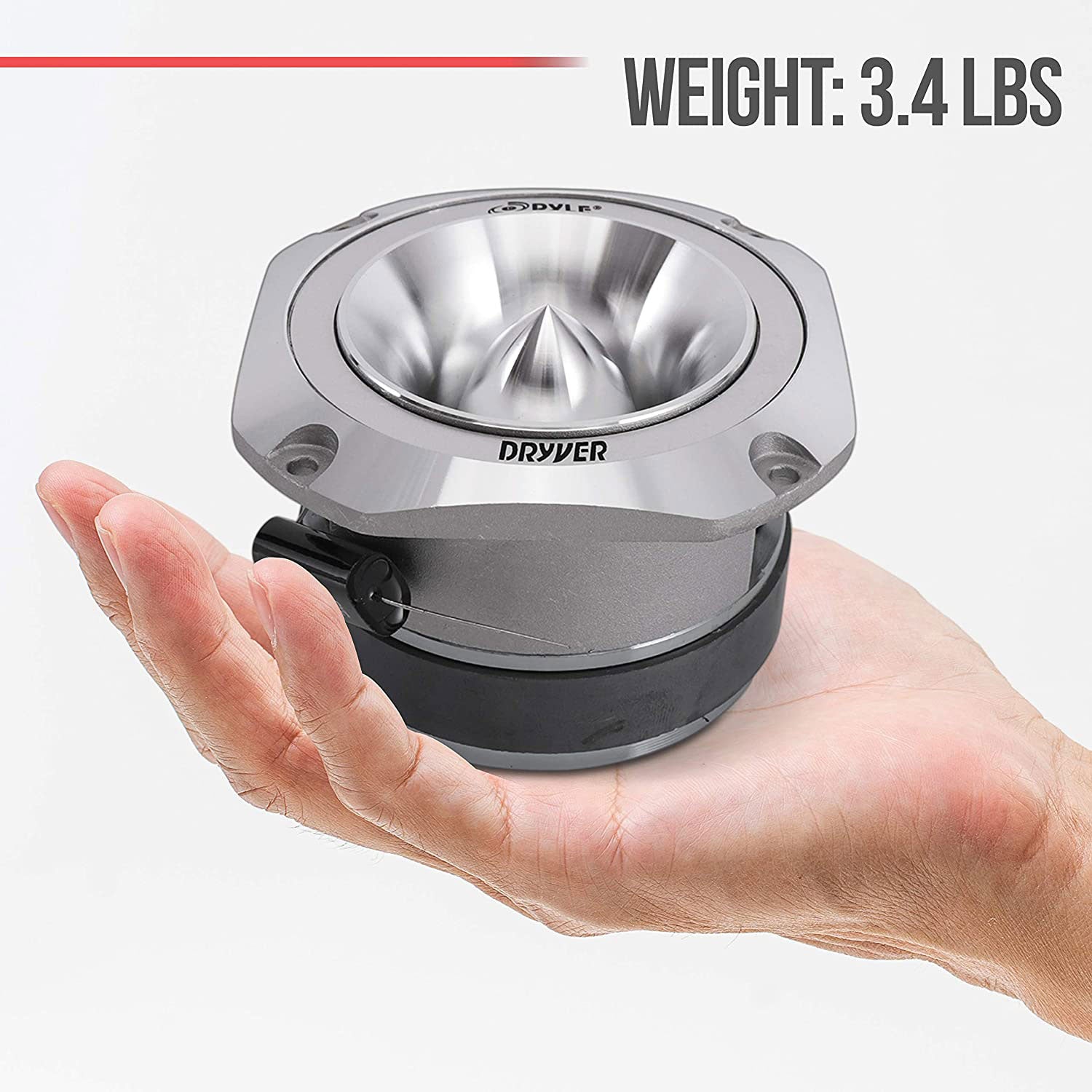 PYLE 1.5 Inch 500 Watt 4-Ohm Heavy Duty Titanium Super Audio Tweeter (Open Box) - VMInnovations