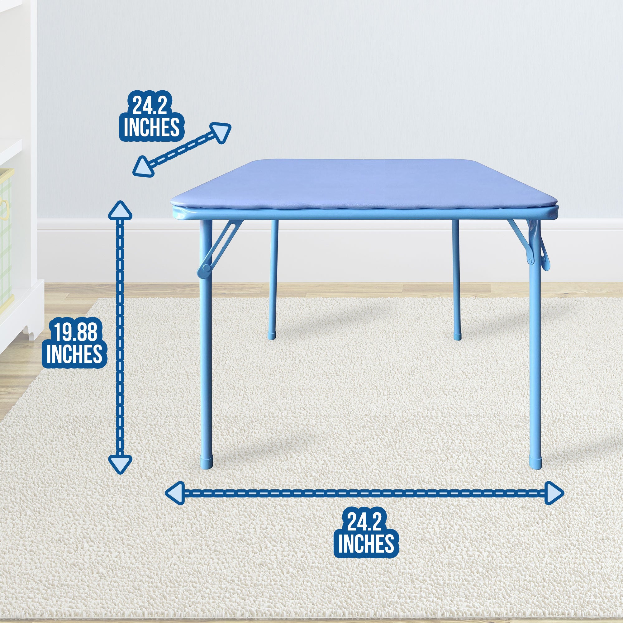 Plastic Development Group 5 Piece Kids Table & Chair Set, Multicolor (Open Box) - VMInnovations