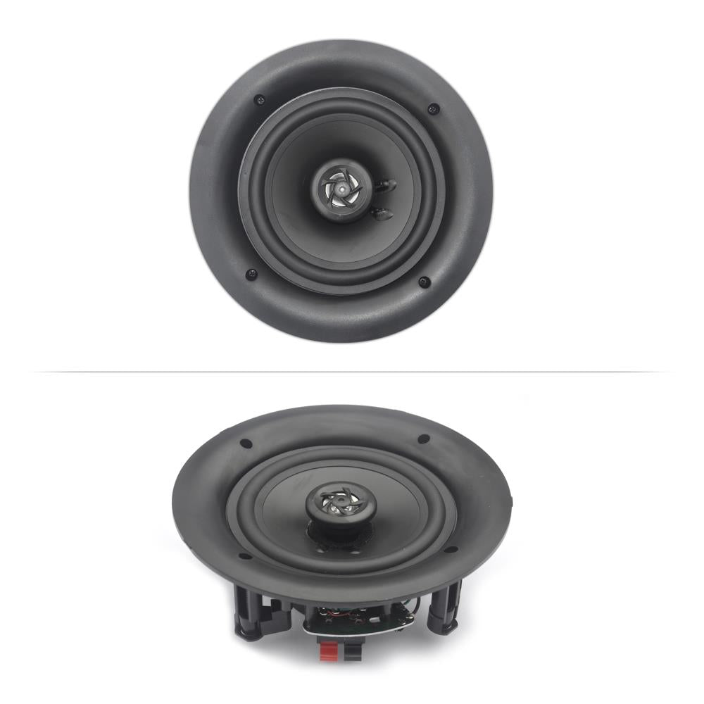 Pyle Audio 2 Way Flush Mount Bluetooth Ceiling Wall Speakers, 4 Pack (For Parts)
