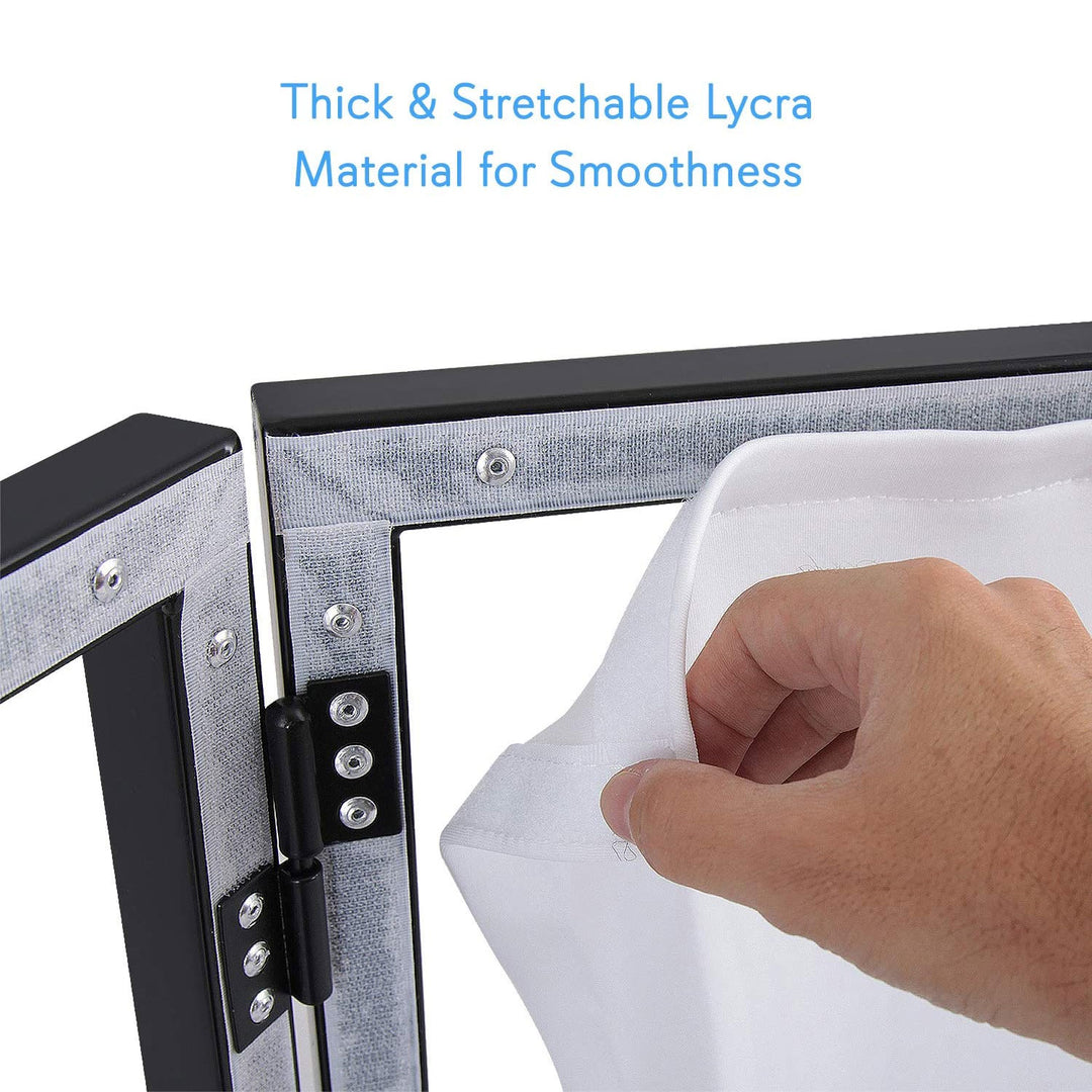 Pyle PDJFAC10 Foldable DJ Front Board Display Booth Cover Screen Scrim Panel - VMInnovations