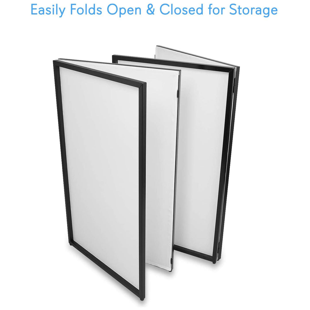 Pyle PDJFAC10 Foldable DJ Front Board Display Booth Cover Screen Scrim Panel - VMInnovations