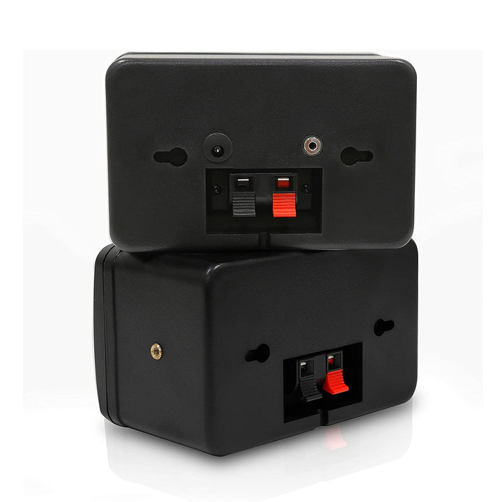 Pyle PDWR42BBT Bluetooth Indoor Outdoor 3.5" 200W Speaker System, Black (2 Pack) - VMInnovations