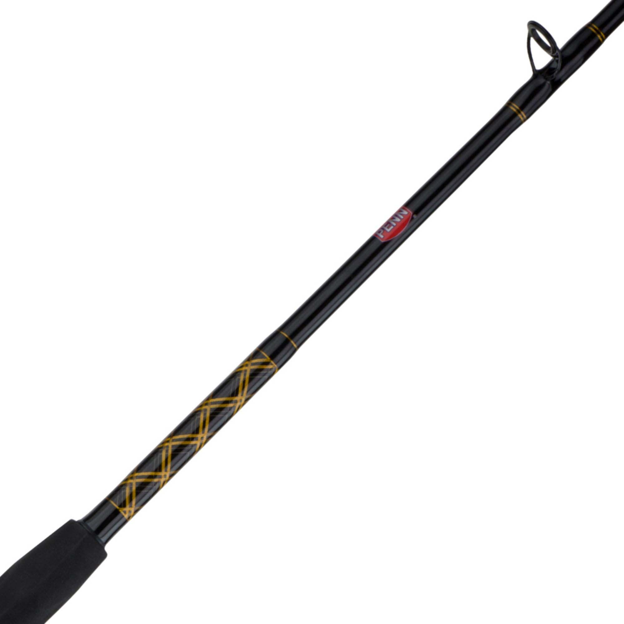 Penn Squall Levelwind Saltwater Trolling Fishing Reel & Rod Combo (Open Box)