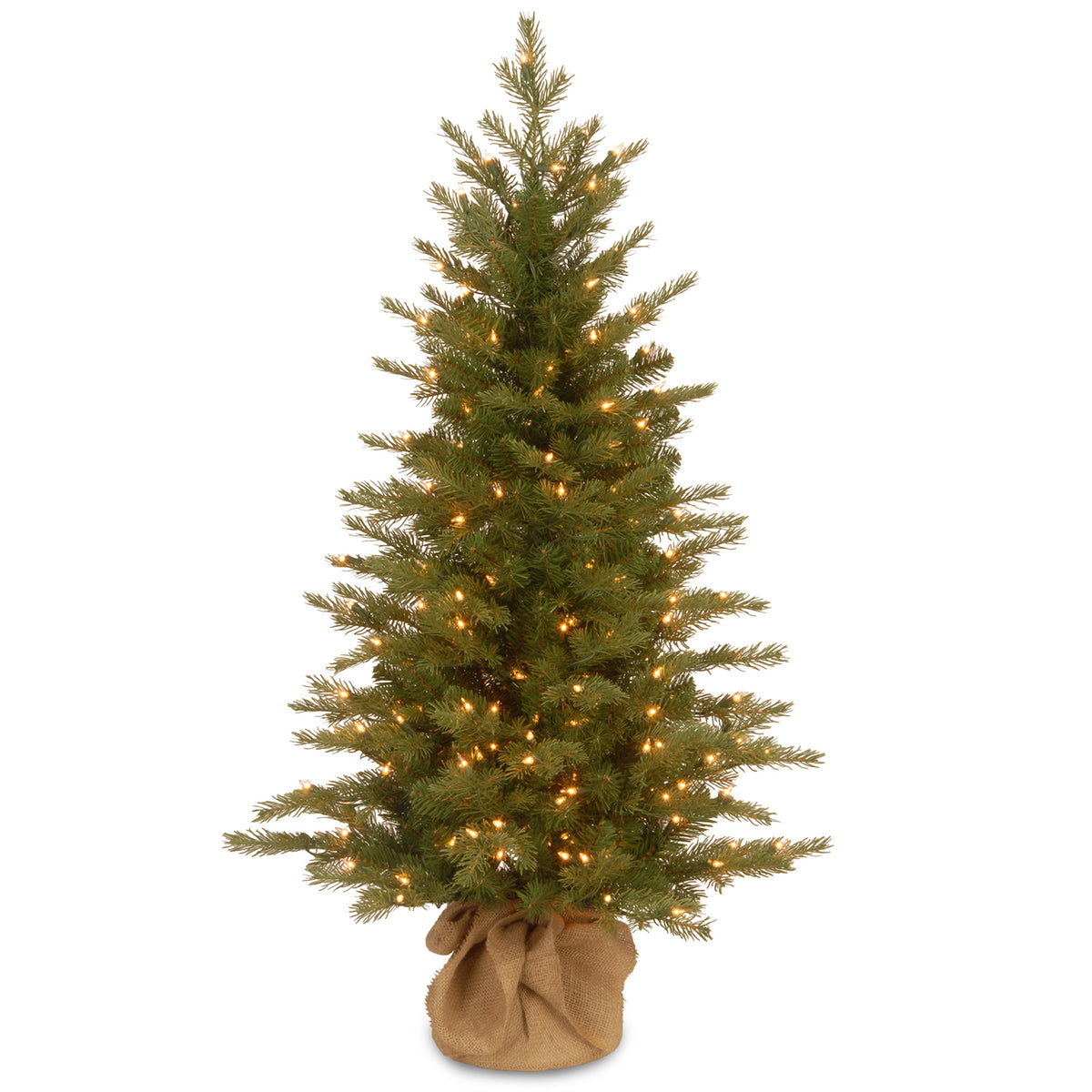 National Tree Company Nordic Spruce 4' Clear Prelit Artificial Christmas Tree