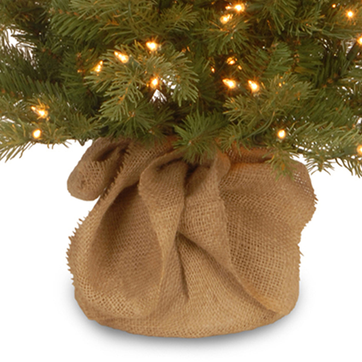 National Tree Company Nordic Spruce 4' Clear Prelit Artificial Christmas Tree