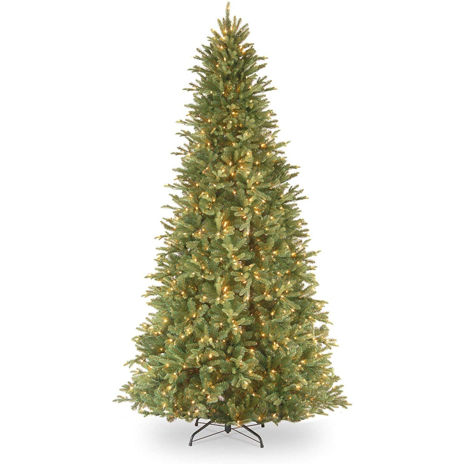 National Tree Company Feel Real 9' Artificial Christmas Tree w/ Lights (Used) - VMInnovations