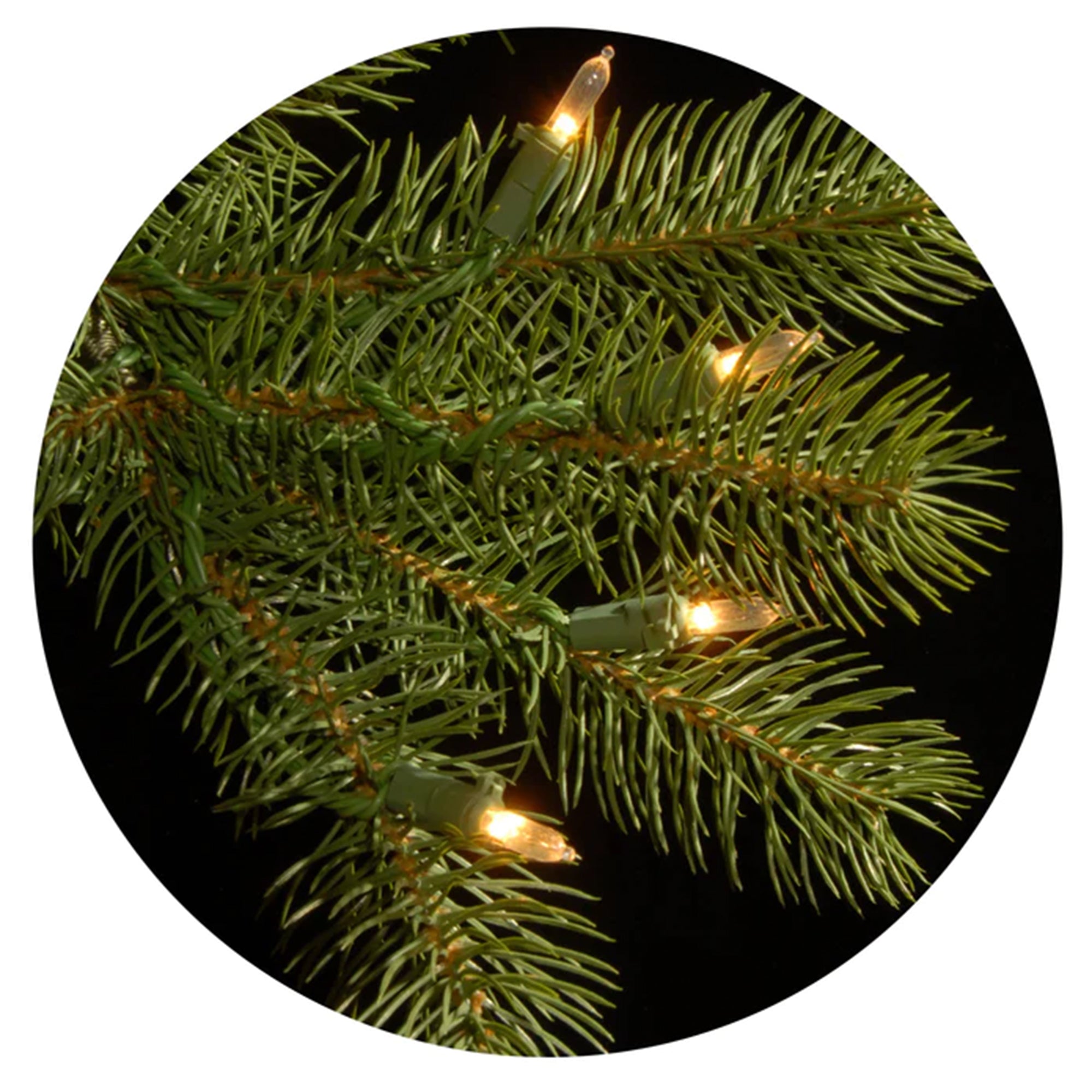 National Tree Company Feel Real 9' Artificial Christmas Tree w/ Lights (Used) - VMInnovations