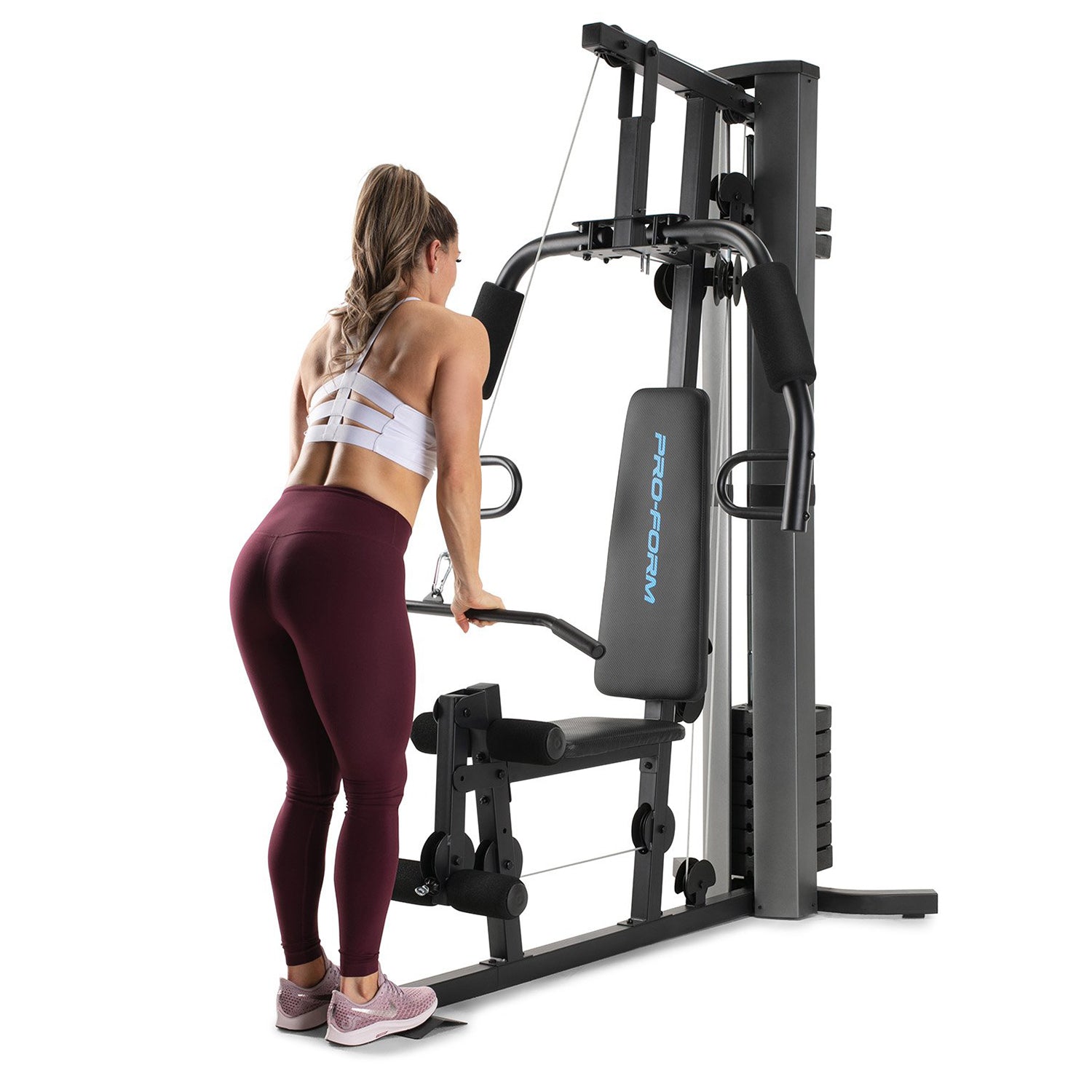 ProForm Sport Power Stack XT Home Gym Weight Strength Training System, Black