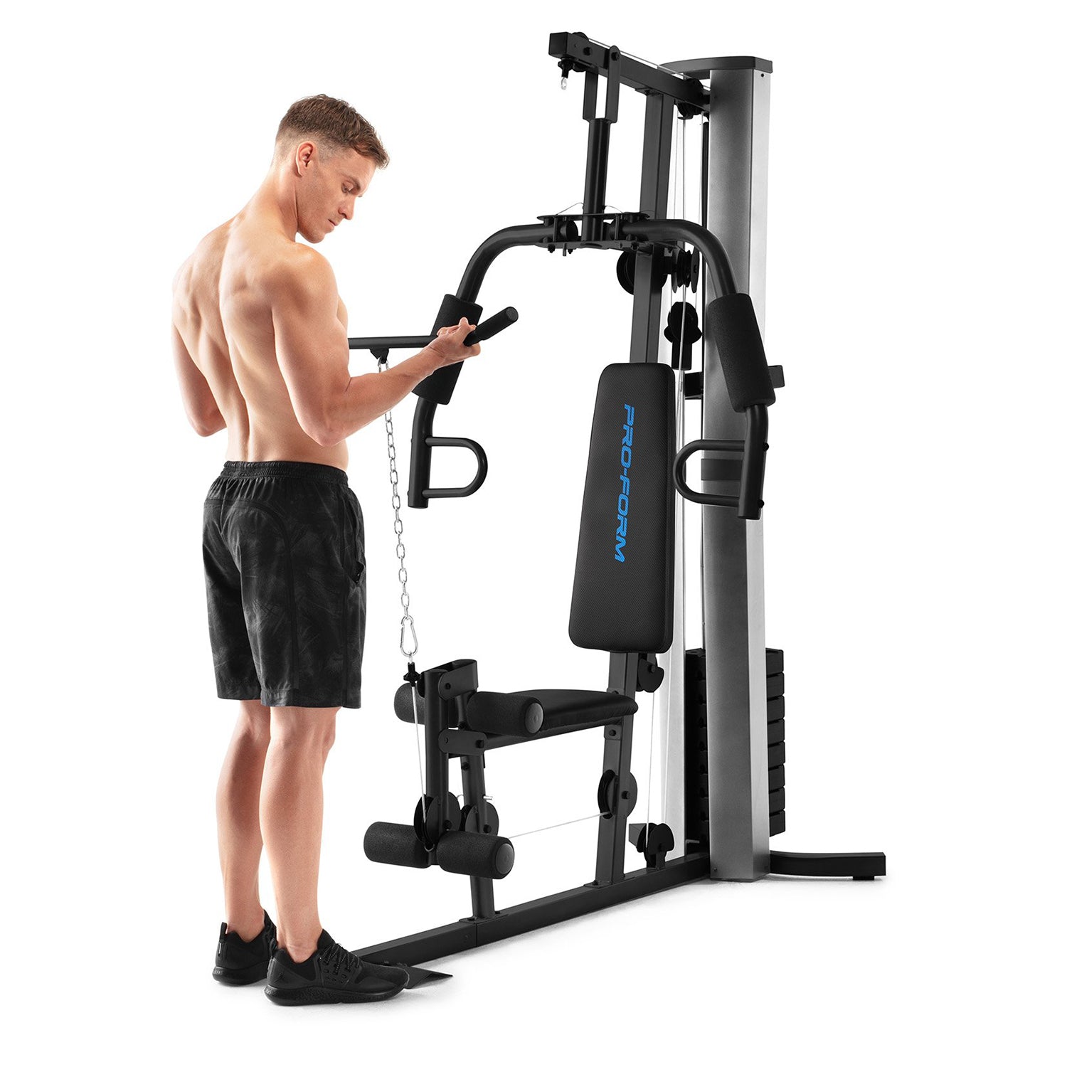 ProForm Sport Power Stack XT Home Gym Weight Strength Training System, Black