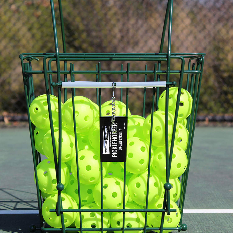 Oncourt Offcourt Picklehopper 60, Sturdy Basket Picks Up and Holds 60 Balls