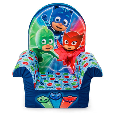 Marshmallow Furniture Comfy Foam Toddler 2-in-1 Couch & Chair Package, PJ Masks