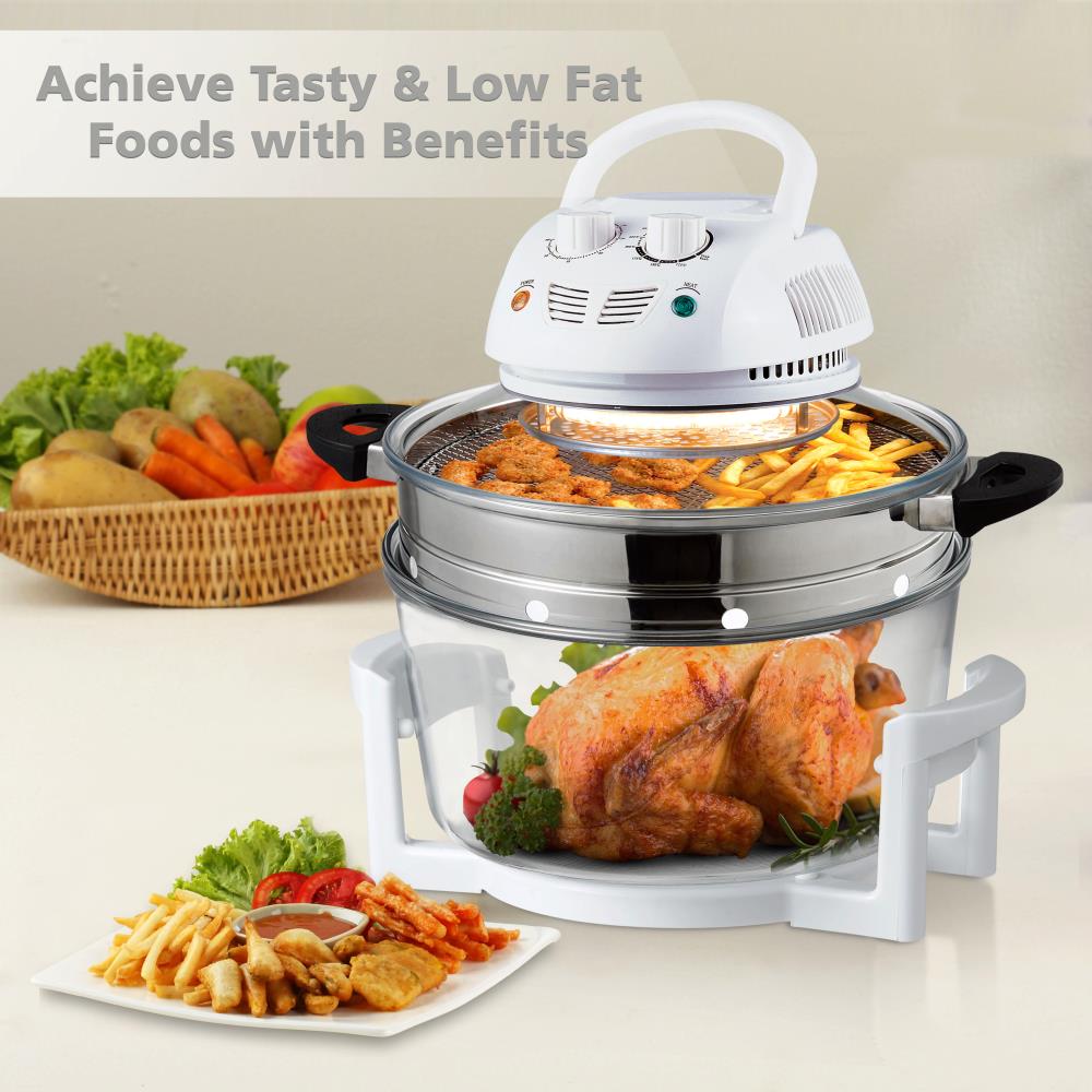 NutriChef Halogen 13 Quart Oven Air Fryer/Infrared Convection Cooker (2 Pack)