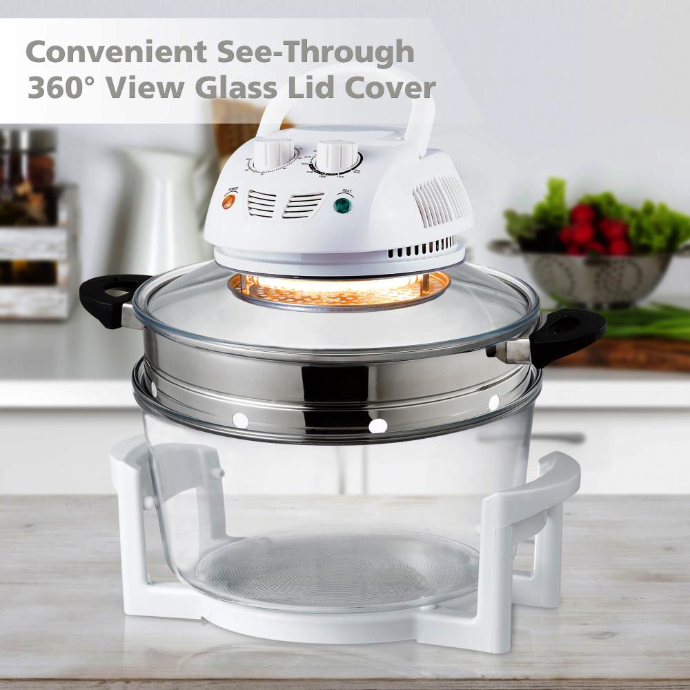 NutriChef Halogen 13 Quart Oven Air Fryer/Infrared Convection Cooker (2 Pack)