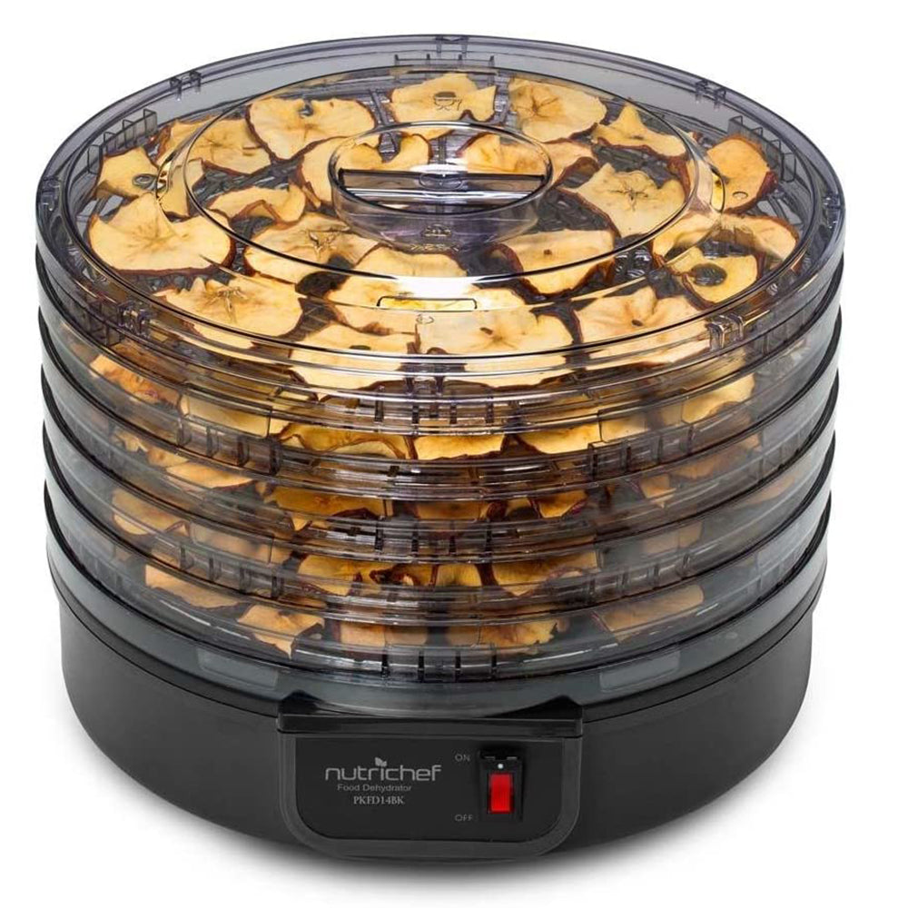 NutriChef Kitchen Countertop 5 Tray Electric Food Dehydrator Machine (Used)