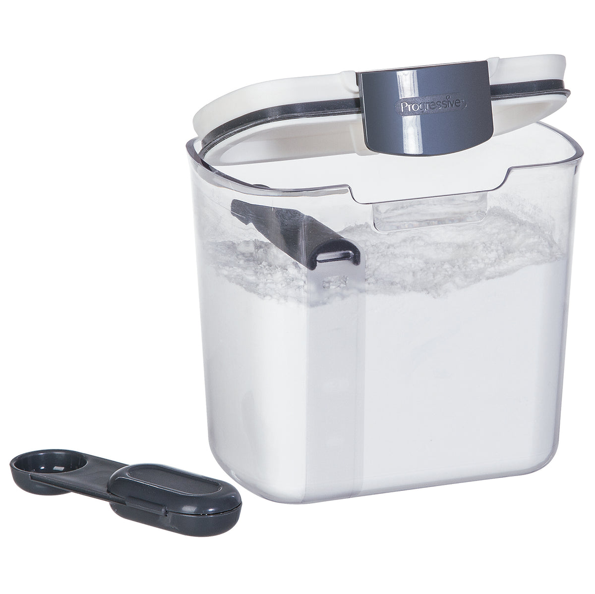 Progressive Flour Container (2 Pack), Spice Container (3), & Sugar Container (3)