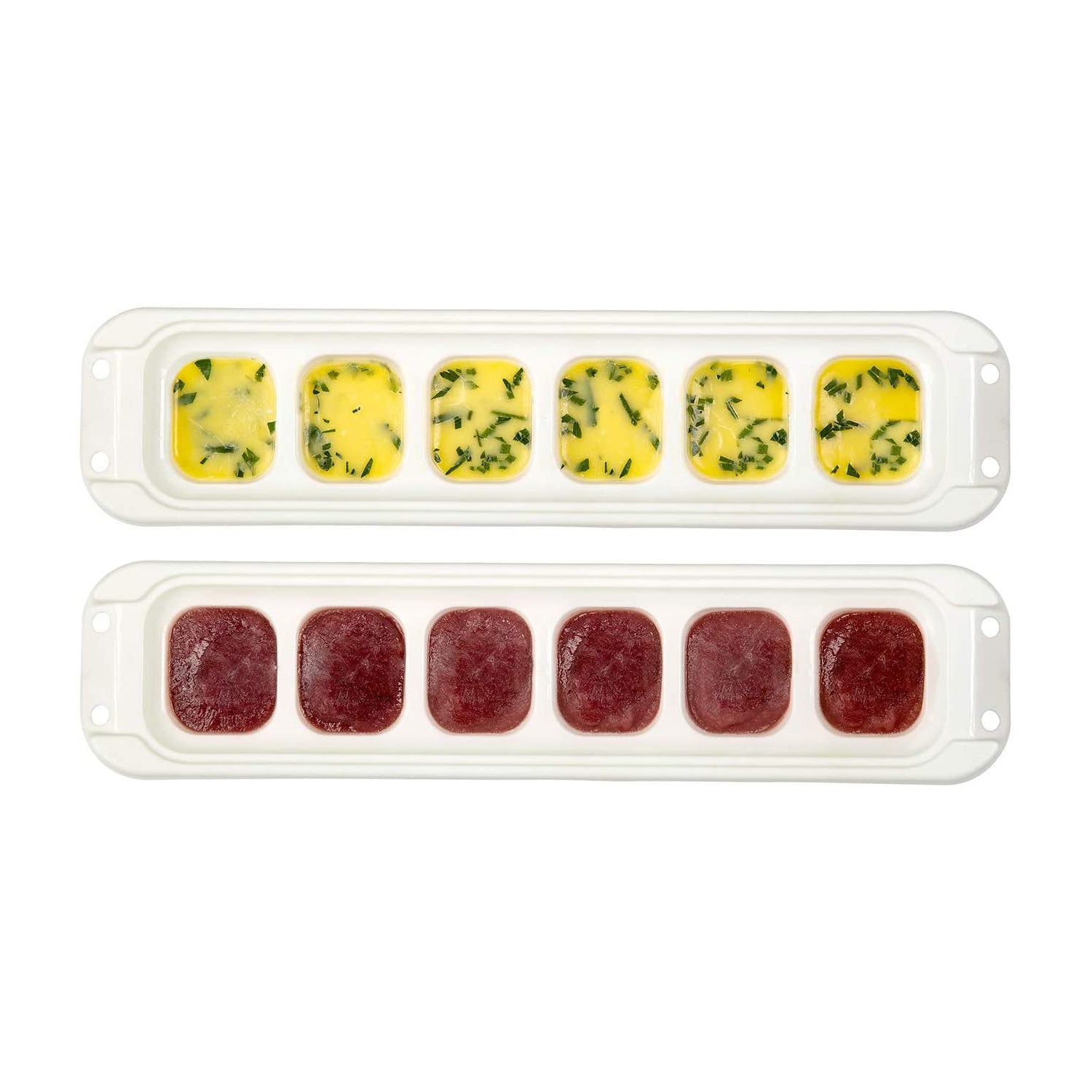 Prepworks Freezer Pods 2 Tablespoon Food Storage Trays, Set of 2, Blue/White
