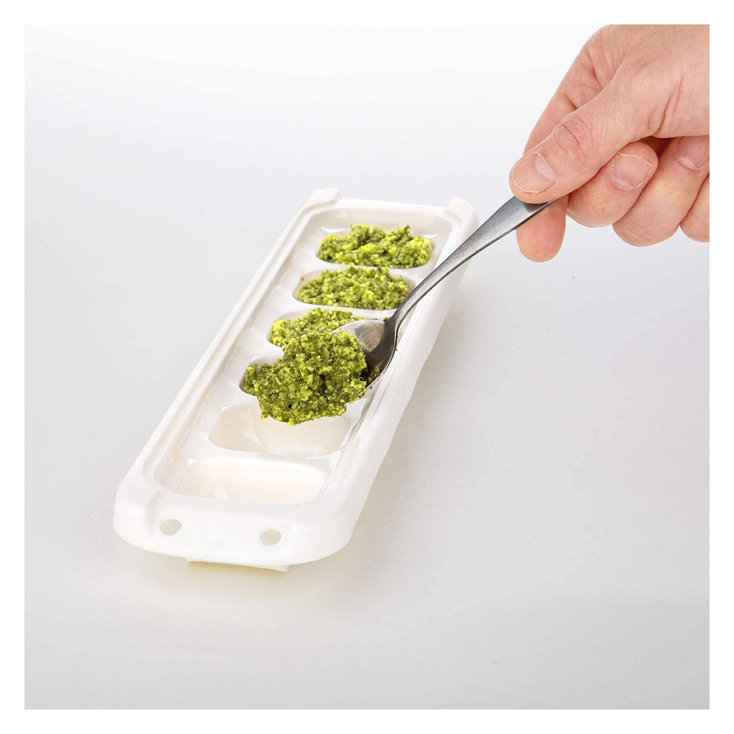 Prepworks Freezer Pods 2 Tablespoon Food Storage Trays, Set of 2, Blue/White
