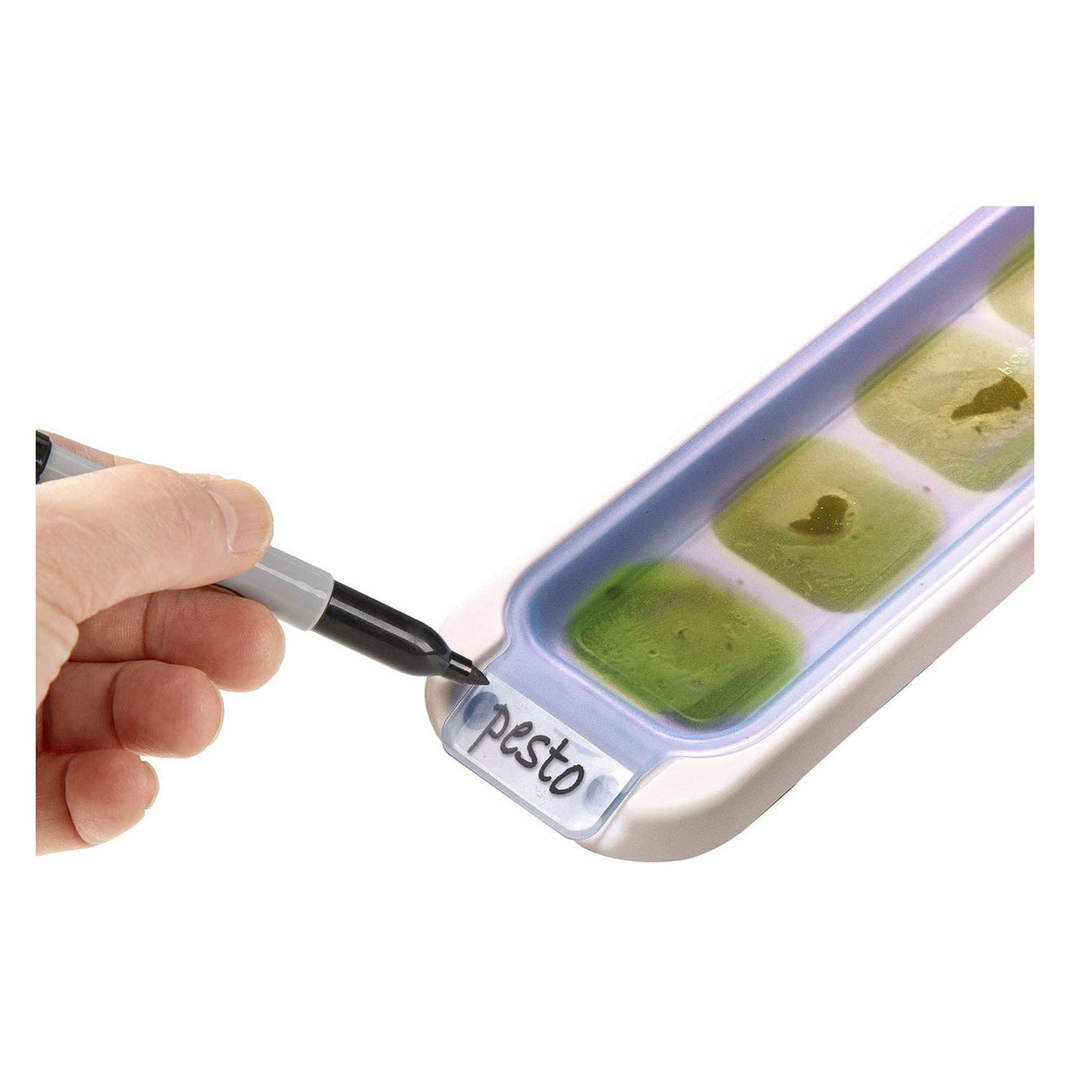Prepworks Freezer Pods 2 Tablespoon Food Storage Trays, Set of 2, Blue/White