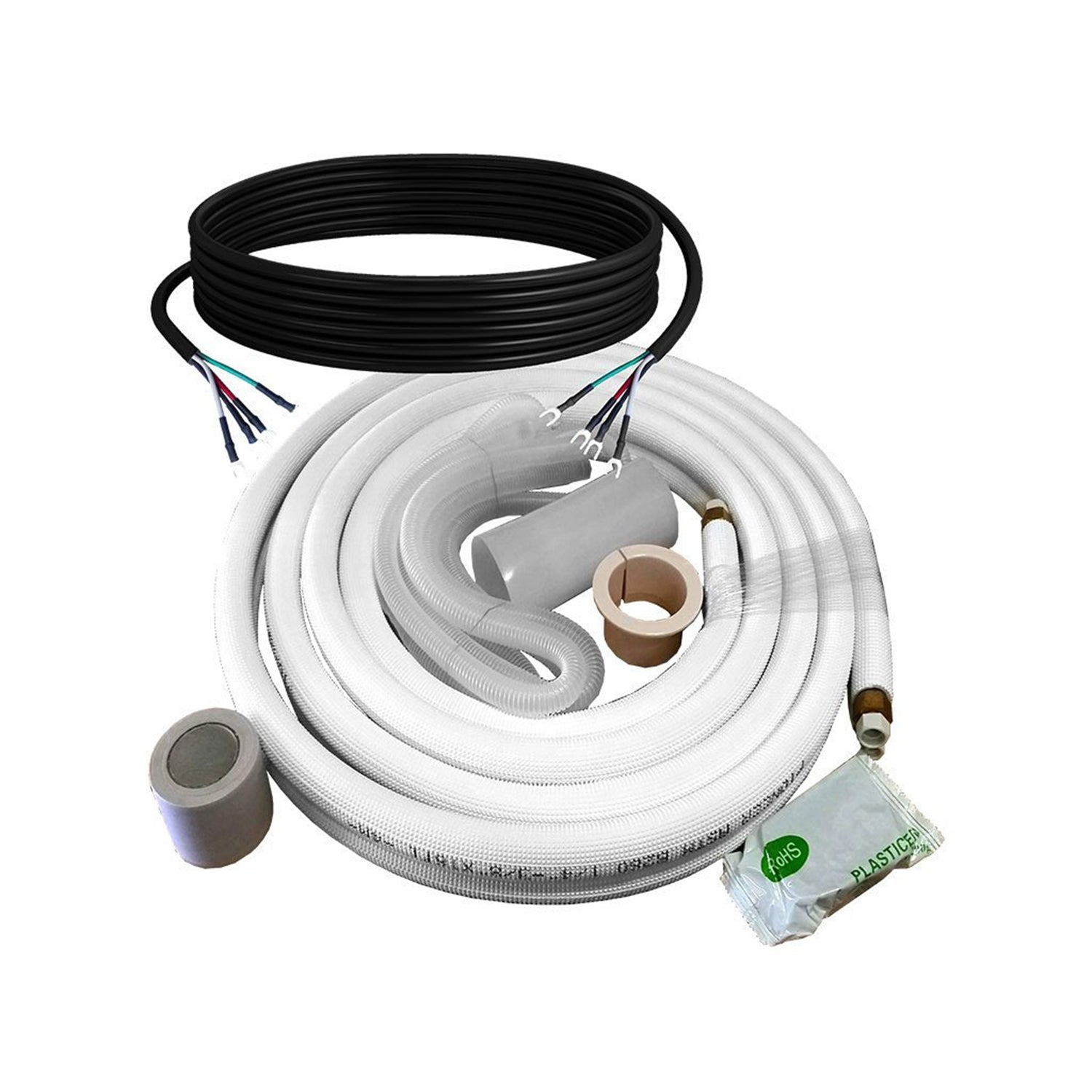 Pioneer PKW-3/8-5/8-16 16 Foot Copper Piping Mini Split Installation Kit