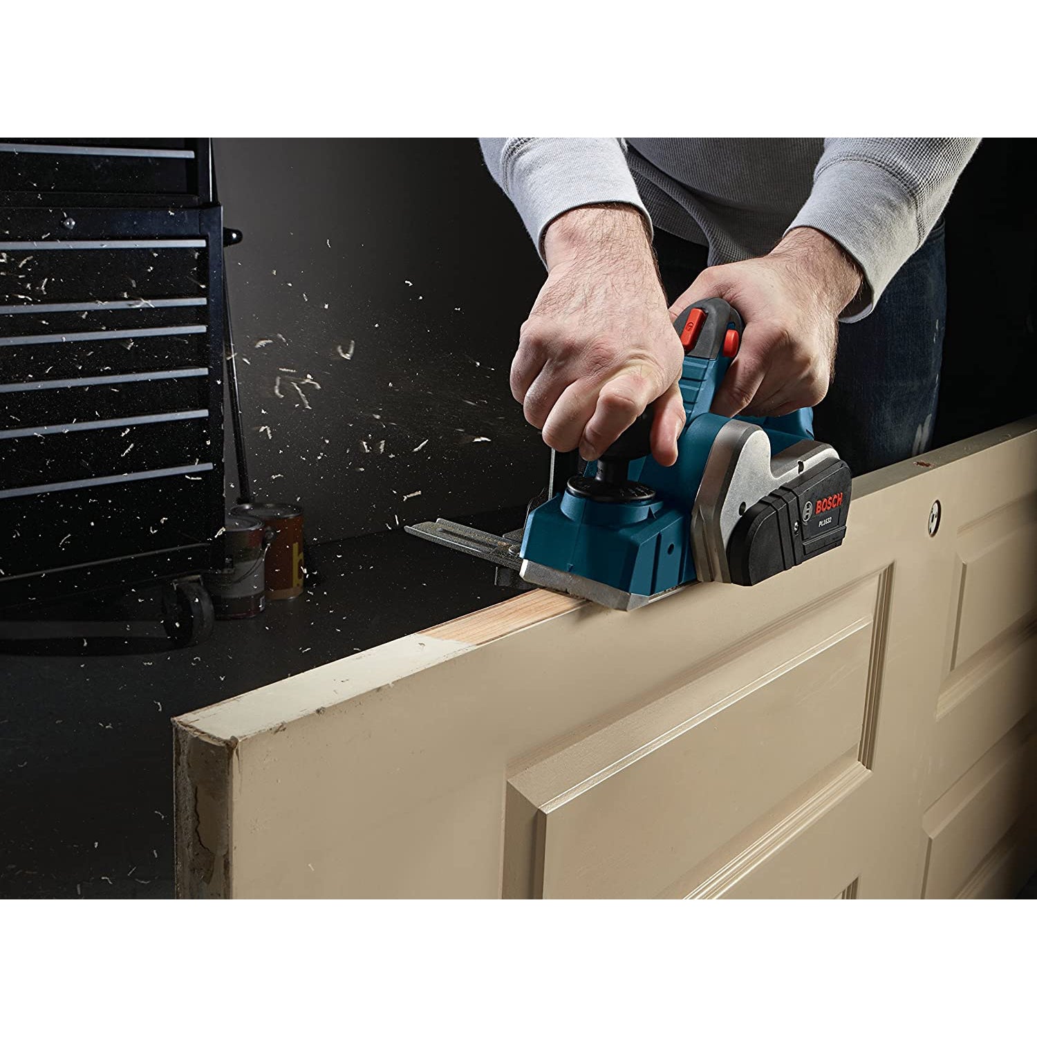 Bosch PL2632K 3-1/4 Inch Planer Kit with a 6.5 Amp Motor and Carrying Case, Blue - VMInnovations
