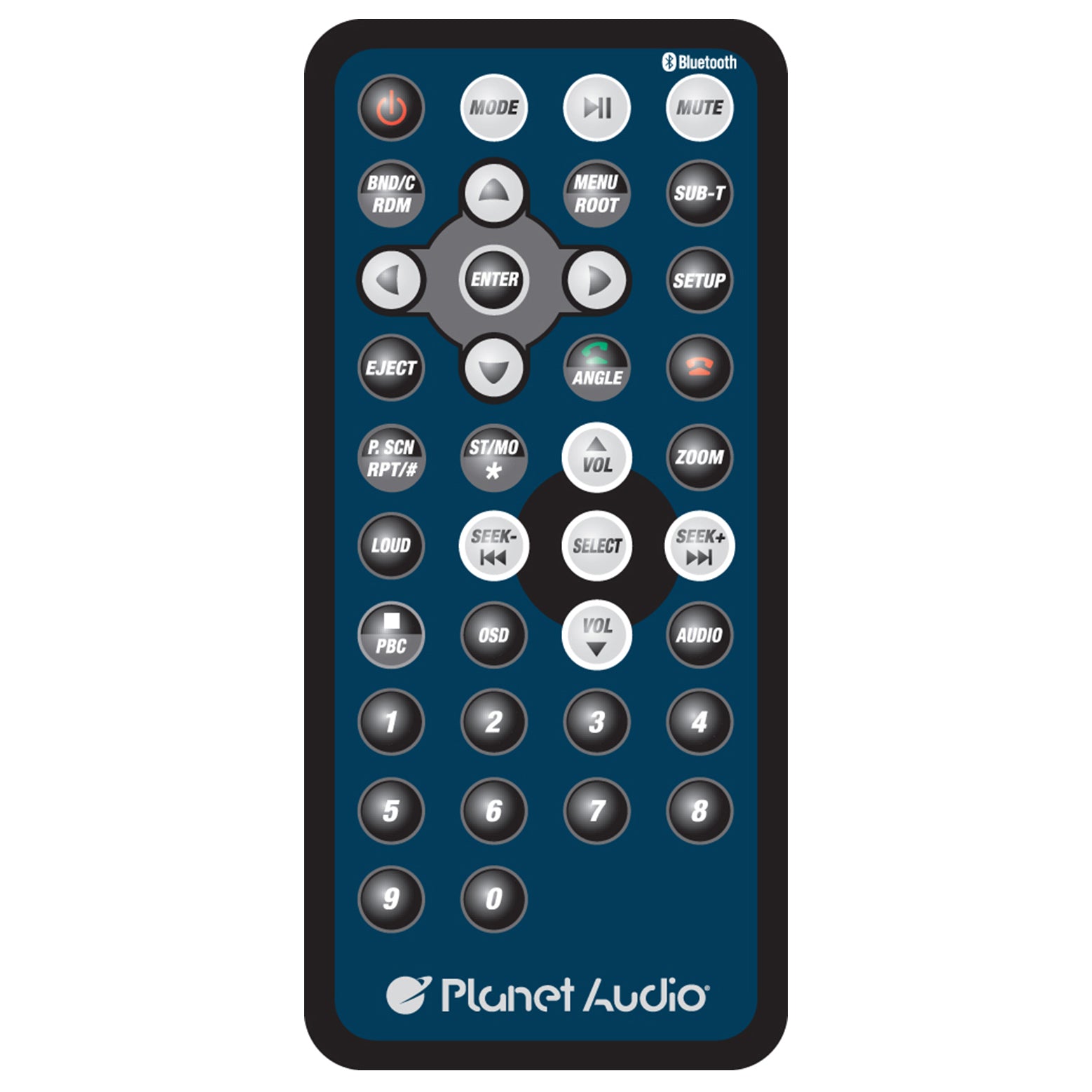 Planet Audio Double DIN 6.2" Touchscreen Bluetooth In Dash Vehicle DVD Player