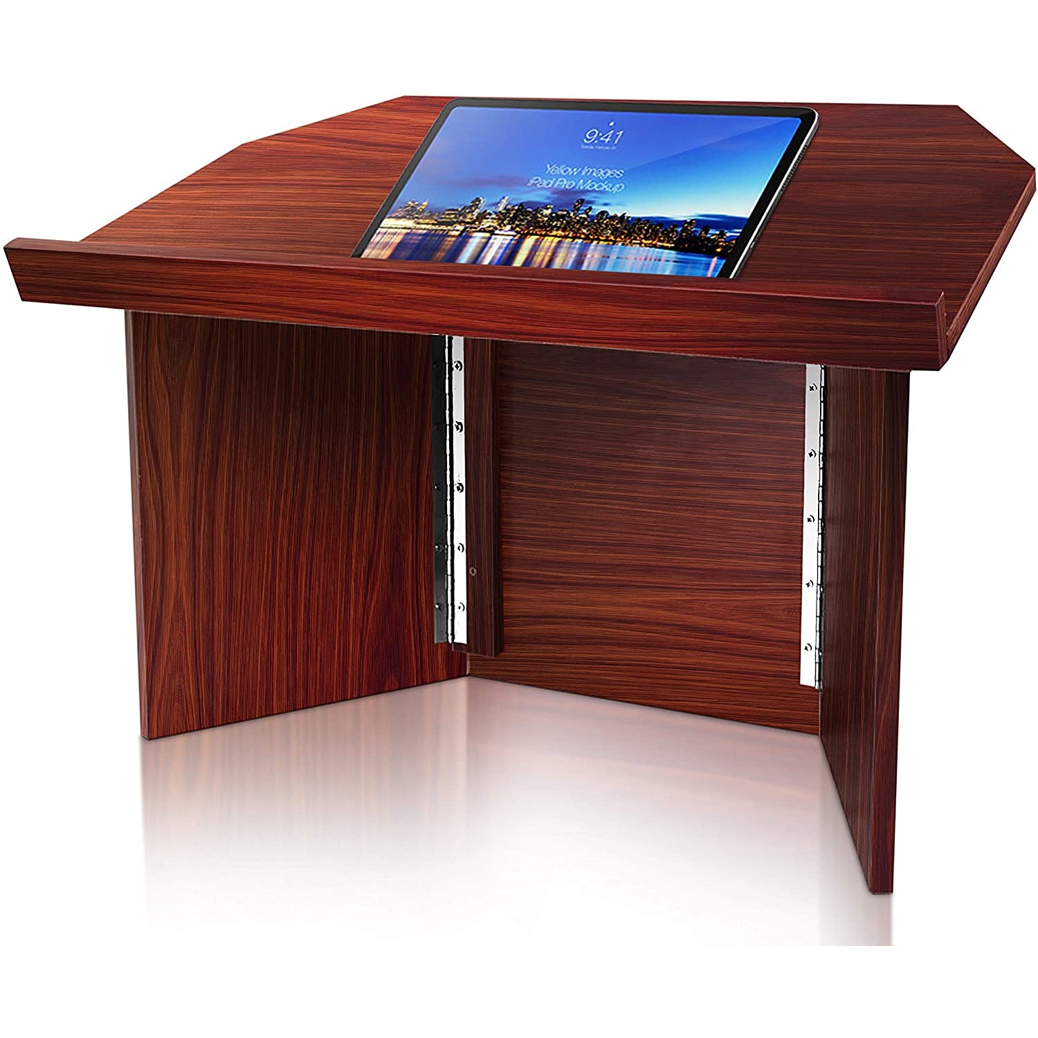Pyle Foldable Tabletop Lectern Stand for Presentations, & Lectures (2 Pack) - VMInnovations