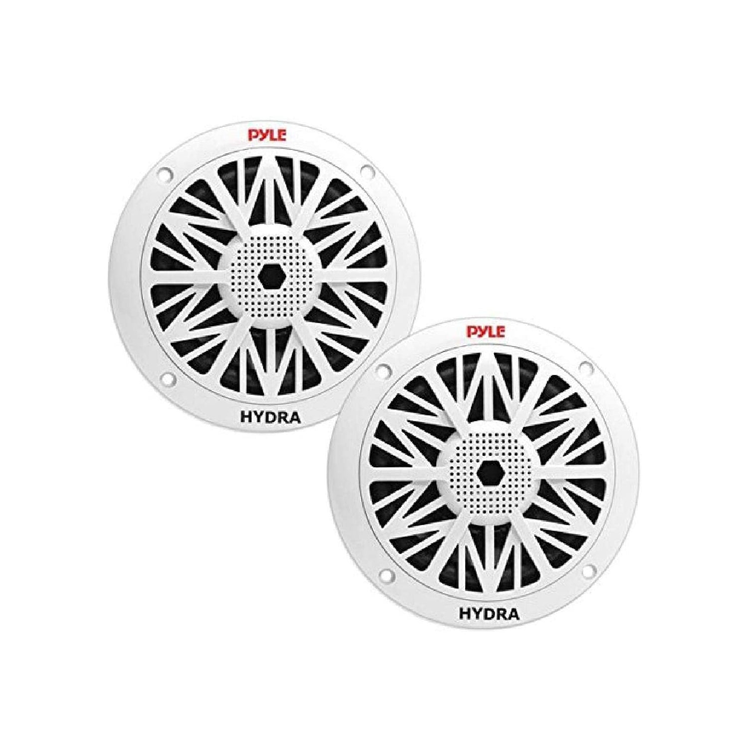 Pyle PLMR62 6.5 Inch 200 Watt Water Resistant Marine Speakers, White (1 Pair)