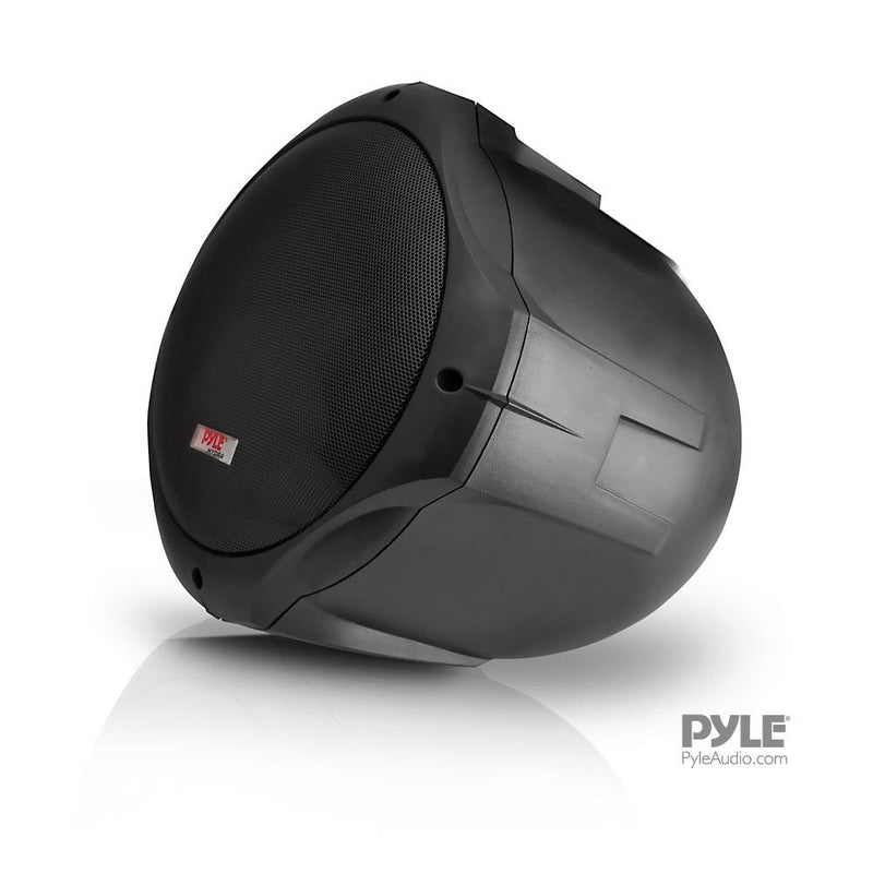 Pyle PLMRB65 6.5 Inch 200 Watt Marine Dual Tower Wakeboard Speakers, Black