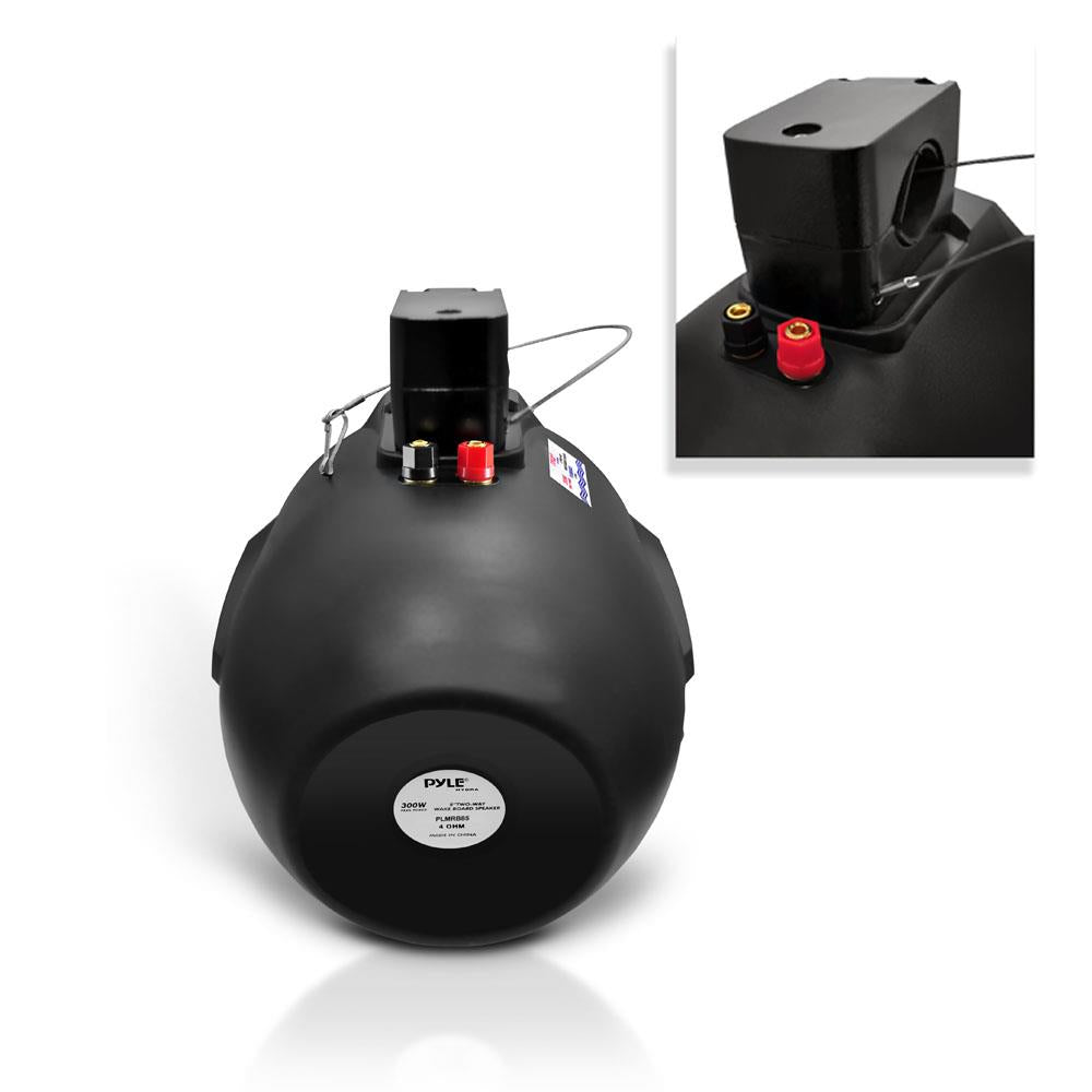 Pyle PLMRB65 6.5 Inch 200 Watt Marine Dual Tower Wakeboard Speakers (4 Pack)